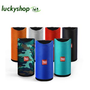 TG113 Bluetooth Speakers Mini Portable Outdoor Loudspeaker Column Wireless 3D Stereo Music Surround Sweatproof Support FM TF Card Bass Box