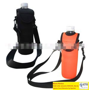 Drinkware Neoprene Cooler Holder Sleeve With Shoulder Strap Soft Insulated Beverage Beer Bottle Carry Bags