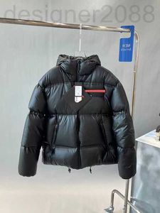 Men's Down & Parkas Designer Classic Red Label Winter Warm Hooded Black Waterproof Thick White Duck Puffer Jacket for men women TDVH
