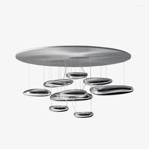 Chandeliers Italian Designer Floating For Living Room LOFT Modern LED Chandelier Exhibition Hall Decorative Indoor Lighting