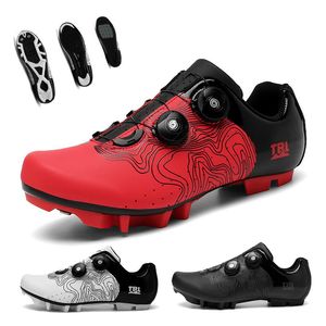 Cycling Footwear Chinese Red Mtb Shoes Men Road Bike Sneakers Self-locking Ultralight Outdoor Mountain Cleat