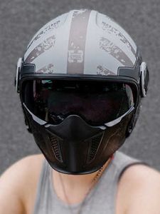 S Off-Road Motorcycle Dual Visors Dune Lens Double Motorcross Capacete de motocross de face completa para adulto 0105
