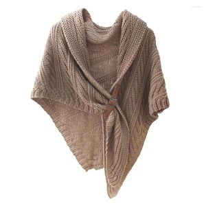 Scarves Knitted Shawl Fine Craftsmanship Washable Cold Resistant Office Large Triangle Knitting Wrap Cape Coat Daily Clothing