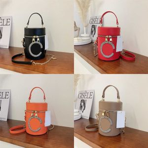 Totes Designer Box Crossbody Bag Women Mini Bucket Bag Fashion High-klass Texture Diamond Inlaid Single Shoulder Bags 230101
