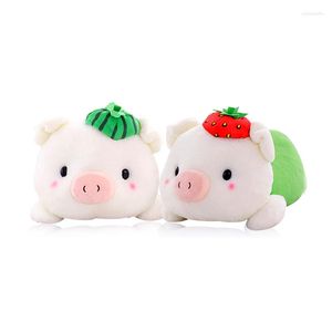 Interiördekorationer Bil Ornament Fruit Piglets Plush Doll Holida Gift Kvalitet PP Bomull Mjuk och bekväm