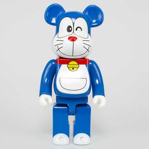 Action Toy Figures Bearbricklys 400% 28cm Colorful Beads Pvc Action Figures Blocks Bear Dolls Decoration Models Friends Toys Christmas Gifts T230105