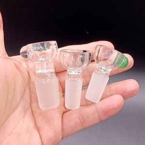 Mini Clear Glass Bowl Accessories 14mm 18mm Man Foint For Glass Bong Pipes Hookahs