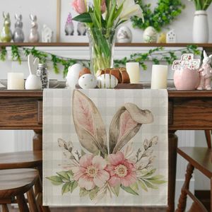 Table Cloth Bulk Easter Flag Holiday Egg Little Gnome Printed Linen Tablecloth Sequin Runners For Tables