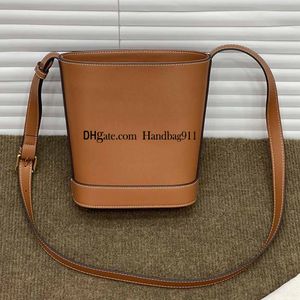 Frauen CUIR Eimer Umhängetaschen Echtes Leder Umhängetasche Große LOGO Handy Schlüssel Lippenstift Luxus MINI Umhängetasche Mode Messenger Brieftasche dame Geldbörse