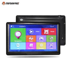 Accessori GPS per auto Navigazione TOPSOURCE HD Schermo capacitivo da 7 pollici Ce6 Mappa integrata da 8 GB per navigatore per veicoli per camion Europa/USA Canada