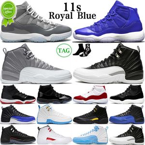 TOP OG 11 11s Basketballschuhe für Männer und Frauen, Königsblau, kühles Grau, Kirschzucht, Pantone Stealth Royalty, Taxi Playoffs, Herren-Trainer, Damen-Outdoor-Schuhe