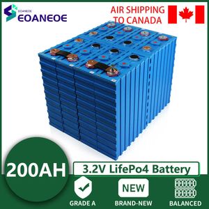 3.2V 200AH Lifepo4 Battery Pack Lithium Iron Phosphate Cell 12V 24V 36V 48V for RV Golf Cart High Capacity Rechargeable Battery