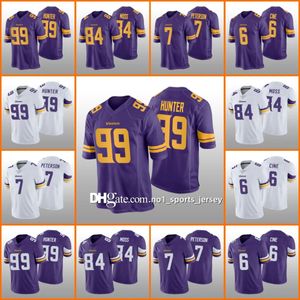 Fußballtrikot 18 Großhandelspanner Minnesotavikingsmenwomen Jugend Danielle Hunter Patrick Peterson Randy Moss Lewis Cine Dampf