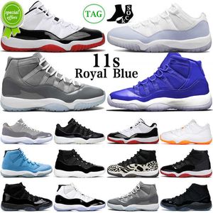 TOP OG Neueste 11 Basketballschuhe 11er Männer Frauen Königsblau Cool Grey Cap und Gown Cherry Pantone Pure Violet Concord Gamma Blue Herrentrainer