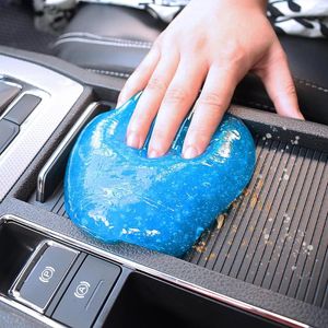 Biltvättlösningar Interiör Rengöring Gel Slime Machine Auto Vent Magic Dust Remover Glue Computer Keyboard Dirt Cleaner Supplies