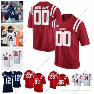 Amerikan Koleji Futbol Giyim Amerikan Koleji Futbol Giyim NCAA OLE MISS Rebels Koleji Futbol Formaları Dexter McCLuster Jersey Brandon Bolden Patrick Willis