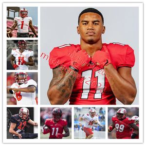 American College Football Wear Custom Stitched Western Kentucky Hilltoppers Maglia da calcio Mens Youth Kendrick Simpkins Dominique Bradshaw B.J. Wagner L.T. San