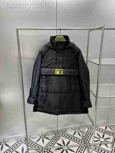 Damskie Down Parkas Designer Autumn and Winter New Nylon Sweter Bawełniany garnitur rzepły Kołnierz Duże dekoracyjne odzież DZRV