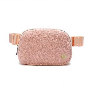 Designer Lulu Fanny Packs Fleece Belt Bags Waist Bum Bags Yoga Sport Crossbody Shoulder Strap Women Card Holder Belt Bag Men Wallets 2023 NEW