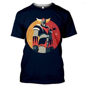 T-shirt da uomo Mazinger Z Fashion Cool T-shirt con stampa 3D Harajuku 2023 Top streetwear da uomo estivo