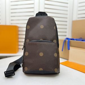 Bolsas de ombro de homens verificadas bolsa de corpo cruzado revestido de lona hardware letras de homem, bolsa removível ombros removendo bolsa externa tridimensional