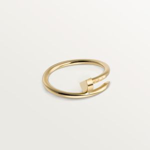 Damesringen Designerliefhebbers Ring Luxe sieraden Maat 6-11 Titanium legering Goud vergulde diamanten ambacht mode-accessoires vervagen nooit trouwring