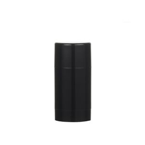 Storage Bottles Jars 6Pcs 75Ml Plastic Mablack Empty Round Deodorant Container Lip Tubes Gloss Holder With Caps Drop Delivery Home Dhusx