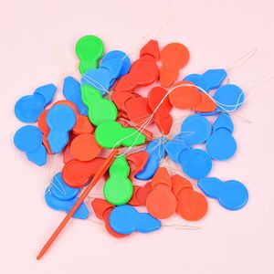Sewing Notions & Tools 20PCS Plastic Threader Cross Stitch Sliver Bow Wire Needles Multicolor Insertion Machine DIY Craft Accessories