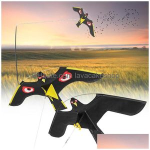 Other Garden Tools Emation Flying Hawk Bird Scarer Drive Kite For Scarecrow Yard Home Y200106 Drop Delivery Dhs1Z