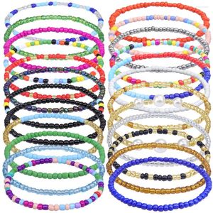 Strand Tauam Biço colorido de arroz de pulseira Summer Beach Bracelets de amizade de amizade artesanal Boho Jewelry Gift for Friend