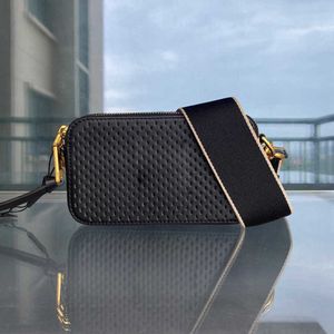 New Totes Perforation Design Snapshot Pouch Wide Shoulder Straps Crossbody Bags Womens Designer Bag Ladies Handbags M Camera Bags J Purse Handbag 221029