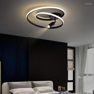 Ceiling Lights Modern LED Creative Lighting Indoor Gold Ultra-thin Round Square Include Spotlight Minimalism Nordic Atmosphere