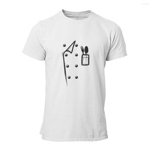 メンズTシャツ面白い料理シェフシャツ料理の誕生日カスタムファッションカップルカワイイメンズ衣類7345