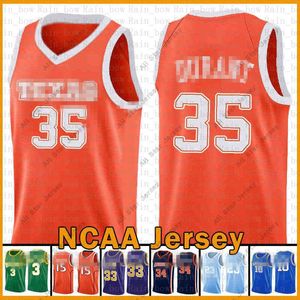 Koszykówka uczelni nosza Kevin Orange 35 Durant Basketball Jersey Steve NCAA 11 Nash University Dwyane 3 Wade College Stephen 30 Curry James 13 Harden