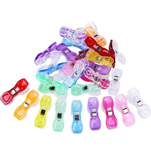 Sewing Notions & Tools Imzay Fabric Clips Patchwork Craft Kit Multicolor Plastic Binding For Clothes Hemming Quilting Accessories