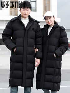 Men's Jackets Winter Coats Hooded Parka Oversize 7XL Long Cotton Puffer Streetweare Male Down Women 230106