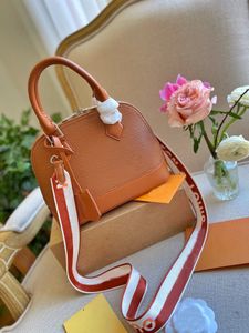 7A 1 1 Luksusowe torby Alma bb Ripple Torebki Damskie Skórzane torebki Crossbody Logo L Duża Torebka Mała Brązowa Tote Bages Fashion Lady Bucket Messenger Clutch lvs pochette bags