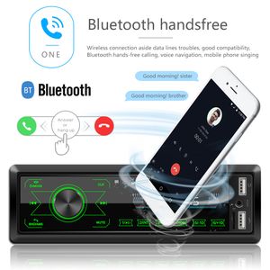 Rádios de carro Delicate Design M10 1Din Car Stereo Player em Dash Bluetooth Compatível Aux-In Radio Head Unit Receiver