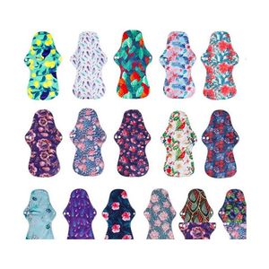 Breast Pads Simfamily 10Pcs Organic Bamboo Charcoal Washable Menstrual Heavy Flow Sanitary Lady Cloth Pad Reusable 988 X2 Drop Deliv Dhgtj