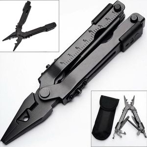 Outras ferramentas manuais Multifunction dobring alicates dobráveis ​​de aço inoxidável abridor de garrafa de fenda ao ar livre Crimper Wire Cutter Faca Multitool 230106