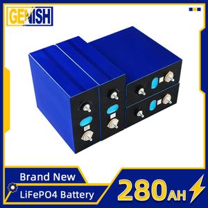 3.2V Lifepo4 280Ah Battery Lithium Iron Phosphate Grade A DIY Rechargeable Batteri Pack For 12V 24V 48V 96V EV Boats Forklift RV