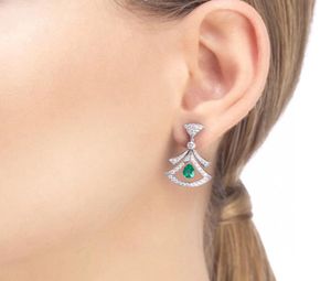 Boegari Earring Luxe sieraden 925 Sterling Silver Stud Hoge kwaliteit voor vrouwelijke ontwerper Offici￫le reproducties Oorbellen Classic St6262087