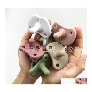 Pacifiers# Dummy Pacifier Grade Soft Sile teether nipple stother اطفال التمريض ألعاب مضغ 1318 B3 تسليم الأطفال رسوم الأمومة dhygt