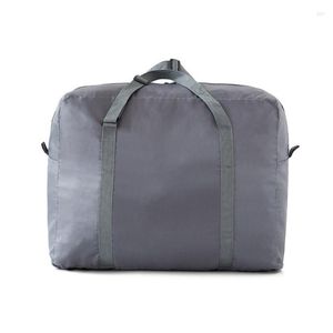 Duffel Bags portáteis de grande capacidade Bolsa de armazenamento de nylon Zipper Bagagem de viagem à prova d'água e venda à prova d'água