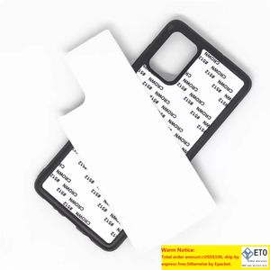 Blank 2D Sublimation Soft Rubber phone Cases for Samsung S22 Ultra Note 20 S20 S21 FE S10 Plus S10E Case cover Blanks