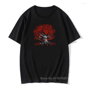 Men's T Shirts Winter Coming Magic Tree Winterfell Weirwood Shirt For Men Picture Funky T-Shirt Round Neck Big Size Tee