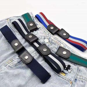 Belts Buckle-Free For Women Men Jean Pants Dress No Buckle Adjustable Stretch Elastic Waist Band Invisible Belt Drop