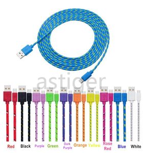 1M 2M 3M TypeC Cables Data Sync Charging Micro USB Nylon braid Cable without Package for S21 S8 S9 S10 NOTE 20 Android Smartphone7394460