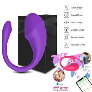 Articoli di bellezza Heseks Bluetooth Dildo Vibratore per donne Giocattoli sexy APP wireless Telecomando Abbigliamento femminile Mutandine vibranti Giocattolo