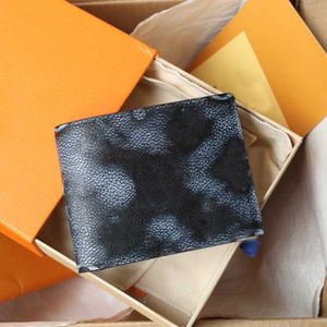 2023 New Men Designer Wallet Vintage purse genuine leather credit card holder fashion cardholder man wallets with orange box M81774